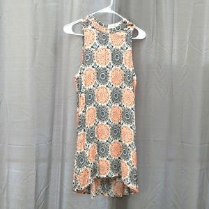 Monteau sleeveless dress. Size large with peekaboo back.